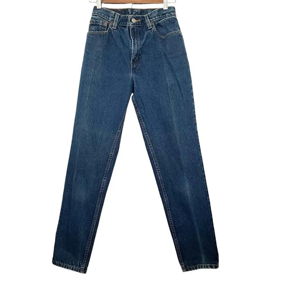 Vintage Levi's 550 Relaxed Fit Tapered Leg Mid Rise Jeans Size 4 MIS - Picture 1 of 8